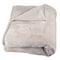 Hastings Home Hastings Home Solid Soft Heavy Thick Plush Mink Blanket 8 pound - Beige 117959GYK - alternate 3